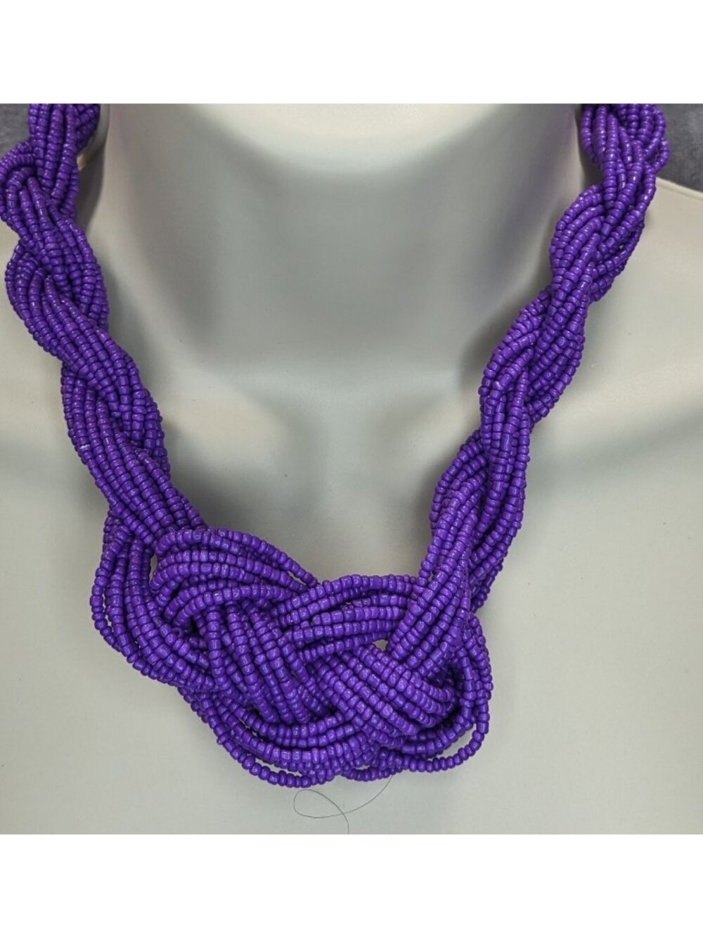 Glam Maximalist Purple Paparazzi A Standing Ovation Beaded Necklace